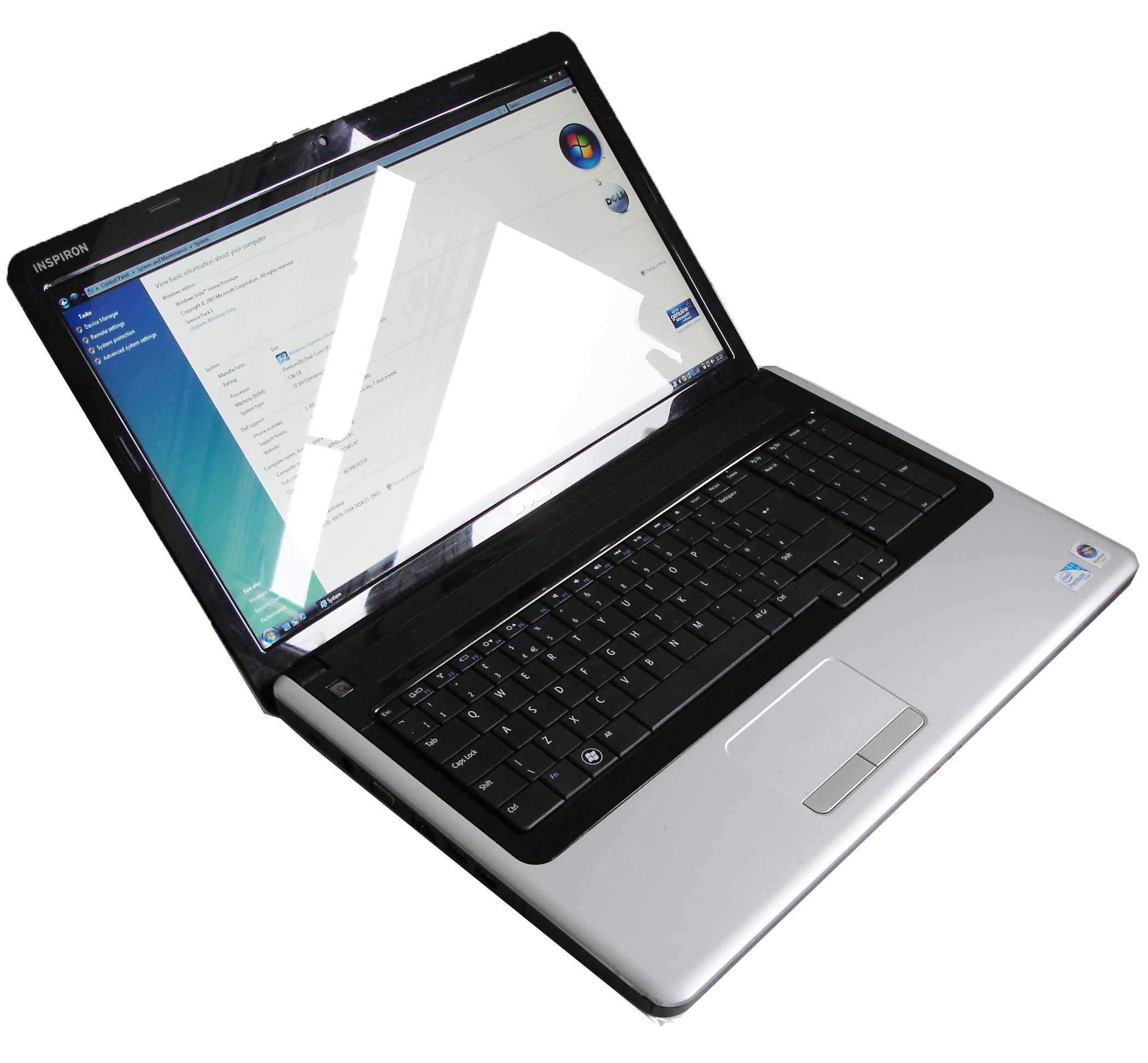 Dell Inspiron 1750 Laptop Windows Vista Home Premium 8198